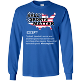 All sports matter Cotton Mens Long Sleeve T-shirt