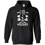 Hockey Love Pullover Hoodie 8 oz