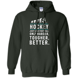 Hockey is better Pullover Hoodie 8 oz