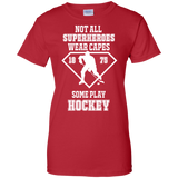 Hockey SuperHeroes Ladies Cotton T-Shirt