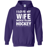 Hockey Wife Pullover Hoodie 8 oz