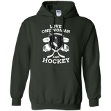 Hockey Love Pullover Hoodie 8 oz