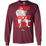 Hockey Family Long Sleeve Cotton T-shirt