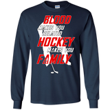 Hockey Family Long Sleeve Cotton T-shirt