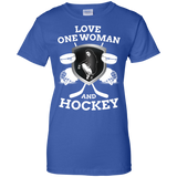 Hockey Love Ladies Cotton T-Shirt