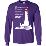 Hockey Lord of the Rings Cotton Mens Long Sleeve T-shirt