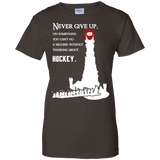 Hockey is better Ladies Cotton T-Shirt