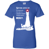Hockey is better Ladies Cotton T-Shirt
