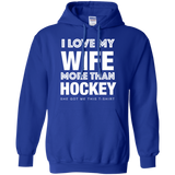 Hockey Wife Pullover Hoodie 8 oz