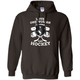 Hockey Love Pullover Hoodie 8 oz