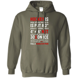 Hockey is easy Pullover Hoodie 8 oz