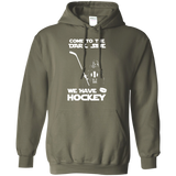 Hockey side Pullover Hoodie 8 oz