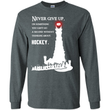 Hockey Lord of the Rings Cotton Mens Long Sleeve T-shirt