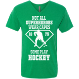 Hockey SuperHeroes Mens V-Neck T-shirt