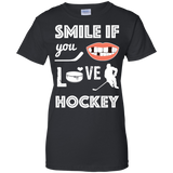 Hockey smile Ladies Cotton T-Shirt