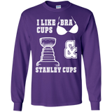 Hockey Cups Cotton Mens Long Sleeve T-shirt