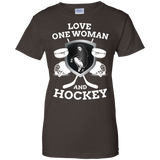 Hockey Love Ladies Cotton T-Shirt
