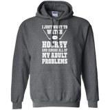 I just want to watch Hockey Pullover Hoodie 8 oz