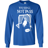 Hockey Gandalf Goalie Cotton Mens Long Sleeve T-shirt