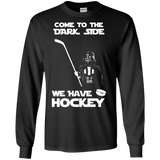 Hockey side Cotton Mens Long Sleeve T-shirt