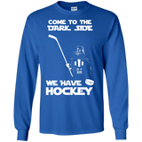 Hockey side Cotton Mens Long Sleeve T-shirt