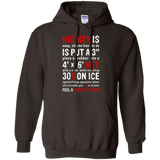 Hockey is easy Pullover Hoodie 8 oz
