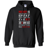 Hockey is easy Pullover Hoodie 8 oz