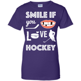 Hockey smile Ladies Cotton T-Shirt