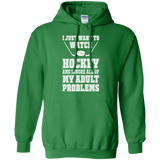I just want to watch Hockey Pullover Hoodie 8 oz
