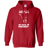Hockey side Pullover Hoodie 8 oz