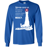 Hockey Lord of the Rings Cotton Mens Long Sleeve T-shirt