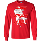Hockey Family Long Sleeve Cotton T-shirt