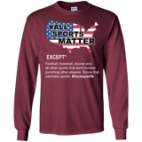 All sports matter Cotton Mens Long Sleeve T-shirt