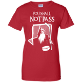 Hockey Gandalf Goalie Ladies Cotton T-Shirt