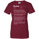 Hockey definition Ladies Cotton T-Shirt