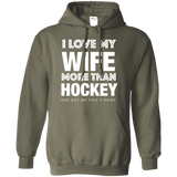 Hockey Wife Pullover Hoodie 8 oz