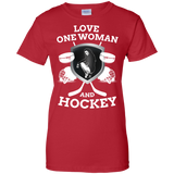 Hockey Love Ladies Cotton T-Shirt