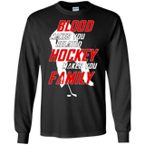Hockey Family Long Sleeve Cotton T-shirt