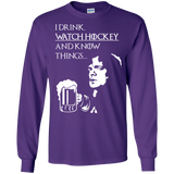 Hockey TyrionCotton Mens Long Sleeve T-shirt