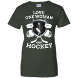 Hockey Love Ladies Cotton T-Shirt