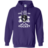 Hockey Love Pullover Hoodie 8 oz