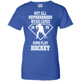 Hockey SuperHeroes Ladies Cotton T-Shirt