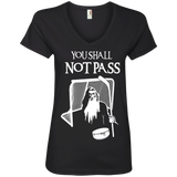 Hockey Gandalf Goalie Ladies V-Neck T-shirt