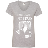 Hockey Gandalf Goalie Ladies V-Neck T-shirt