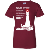 Hockey is better Ladies Cotton T-Shirt