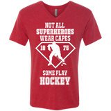 Hockey SuperHeroes Mens V-Neck T-shirt
