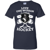 Hockey Love Ladies Cotton T-Shirt