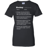 Hockey definition Ladies Cotton T-Shirt