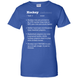 Hockey definition Ladies Cotton T-Shirt